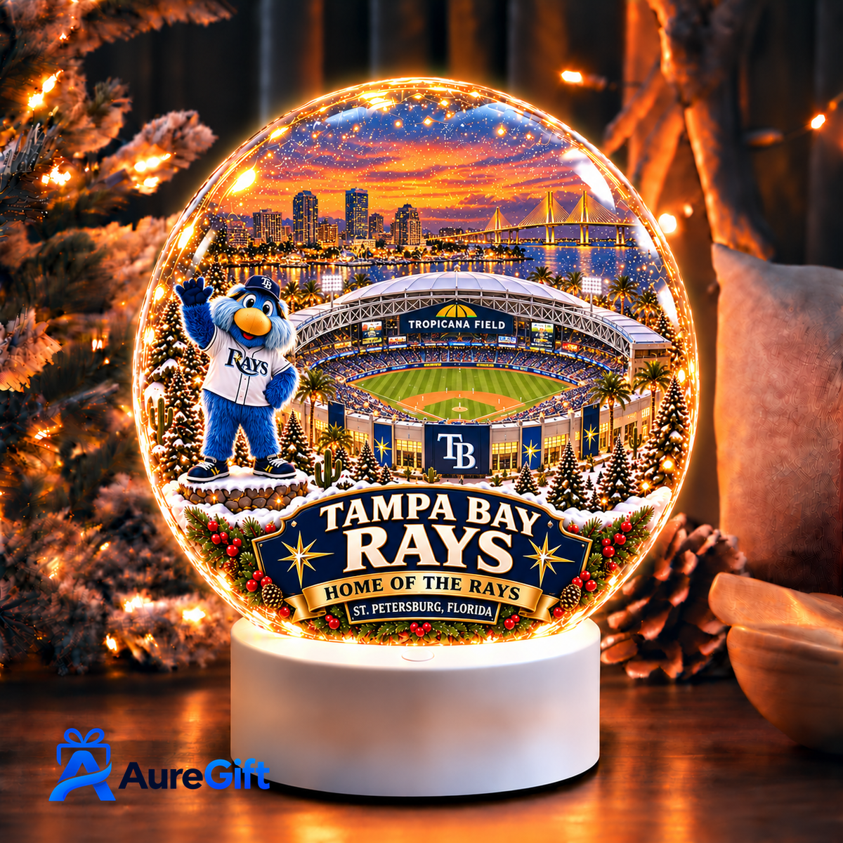 Tampa Bay Rays MLB Acrylic night light For Fan