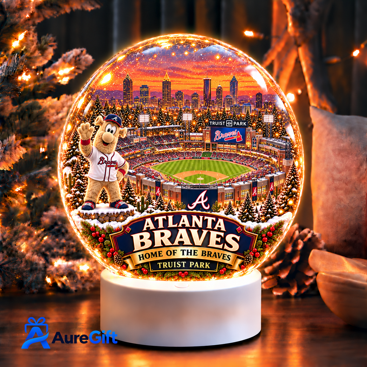 Atlanta Braves  MLB Acrylic night light For Fan