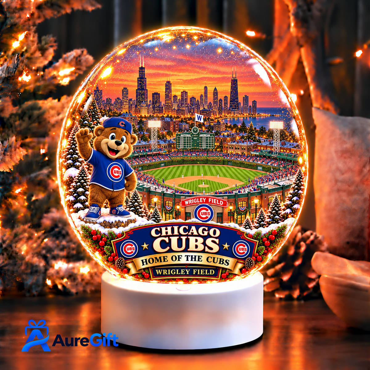 Chicago Cubs  MLB Acrylic night light For Fan