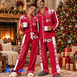 Kansas City Chiefs Set Pajamas For Fan Custom Name
