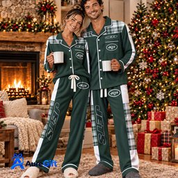 New York Jets Set Pajamas For Fan Custom Name