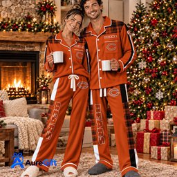 Chicago Bears Set Pajamas For Fan Custom Name