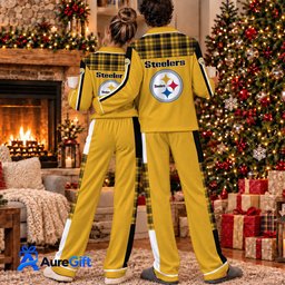 Pittsburgh Steelers Set Pajamas For Fan Custom Name