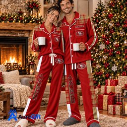 San Francisco 49ers Set Pajamas For Fan Custom Name