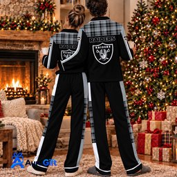 Las Vegas Raiders Set Pajamas For Fan Custom Name