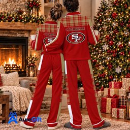 San Francisco 49ers Set Pajamas For Fan Custom Name