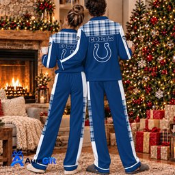 Indianapolis Colts Set Pajamas For Fan Custom Name