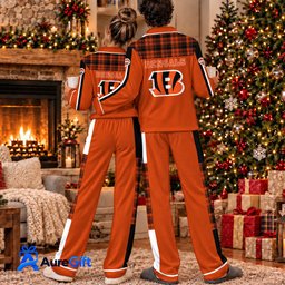 Cincinnati Bengals Set Pajamas For Fan Custom Name