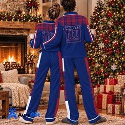 New York Giants Set Pajamas For Fan Custom Name