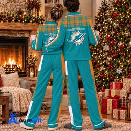 Miami Dolphins Set Pajamas For Fan Custom Name