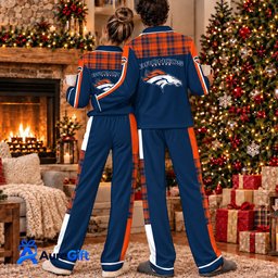 Denver Broncos Set Pajamas For Fan Custom Name