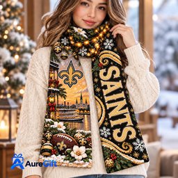 New Orleans Saints NFL Scarf Personalized For Fan