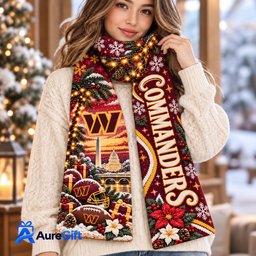 Washington Commanders NFL Scarf Personalized For Fan