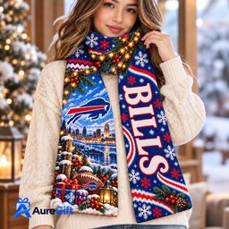 Buffalo Bills NFL Scarf Personalized For Fan