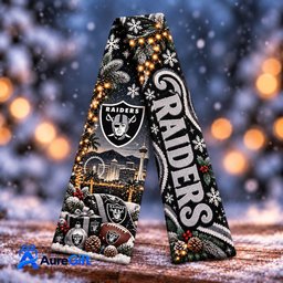 Las Vegas Raiders NFL Scarf Personalized For Fan