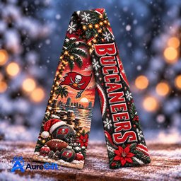 Tampa Bay Buccaneers NFL Scarf Personalized For Fan
