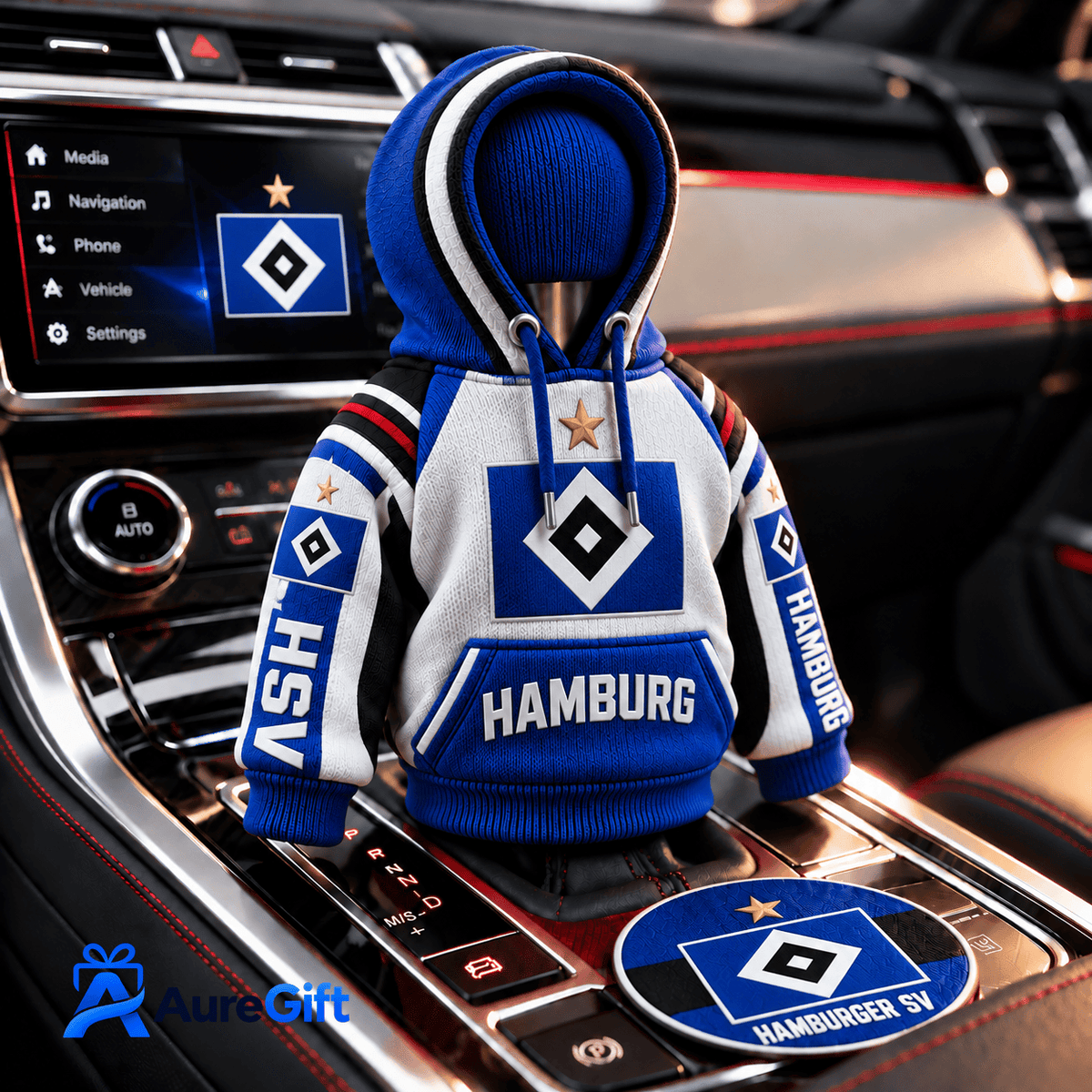 Hamburger SV Bundesliga Matchday Personalized Name Shift Knob Hoodie For Fan - Limited Edition