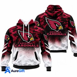 Arizona Cardinals NFL Camo Hoodie – Football Pullover Sweatshirt