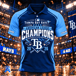 Tampa Bay Rays MLB World Series 2026 Premium Personalized Polo Shirt Gift For Fan
