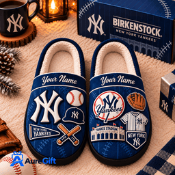 New York Yankees MLB Game Day Personalized Name Slipper Gift For Fan - Limited Edition