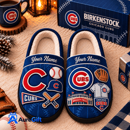 Chicago Cubs MLB Game Day Personalized Name Slipper Gift For Fan - Limited Edition