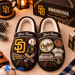 San Diego Padres MLB Game Day Personalized Name Slipper Gift For Fan - Limited Edition