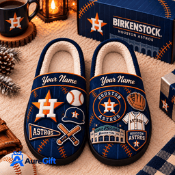 Houston Astros MLB Game Day Personalized Name Slipper Gift For Fan - Limited Edition