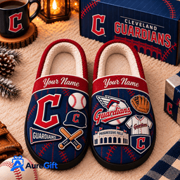 Cleveland Guardians MLB Game Day Personalized Name Slipper Gift For Fan - Limited Edition