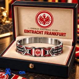 Eintracht Frankfurt Bundesliga Matchday Personalized Name Premier 3D Bracelet For Fan - Limited Edition