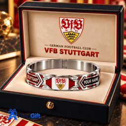 VfB Stuttgart Bundesliga Matchday Personalized Name Premier 3D Bracelet For Fan - Limited Edition