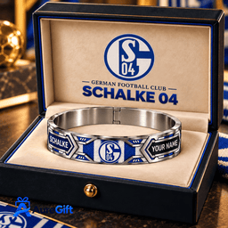 Schalke 04 Bundesliga Matchday Personalized Name Premier 3D Bracelet For Fan - Limited Edition