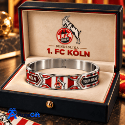 1. FC Köln Bundesliga Matchday Personalized Name Premier 3D Bracelet For Fan - Limited Edition