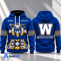 Winnipeg Blue Bombers CFL Native Personalized Hoodie – Premium Limited Edition Gift for Fans