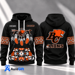 BC Lions CFL Native Personalized Hoodie – Premium Limited Edition Gift for Fans