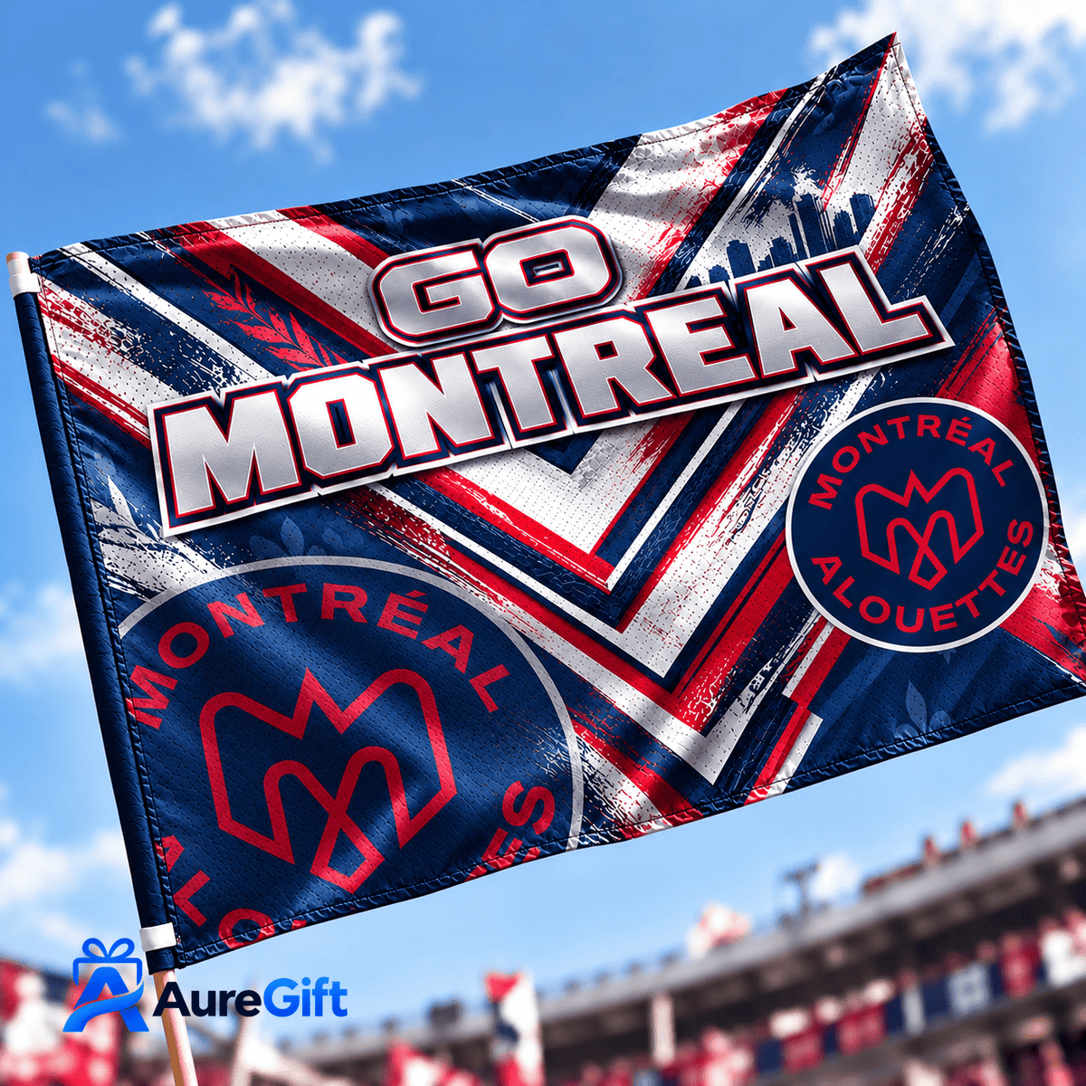 Montreal Alouettes CFL Personalized House Flag – Premium Limited Edition Gift for Fans