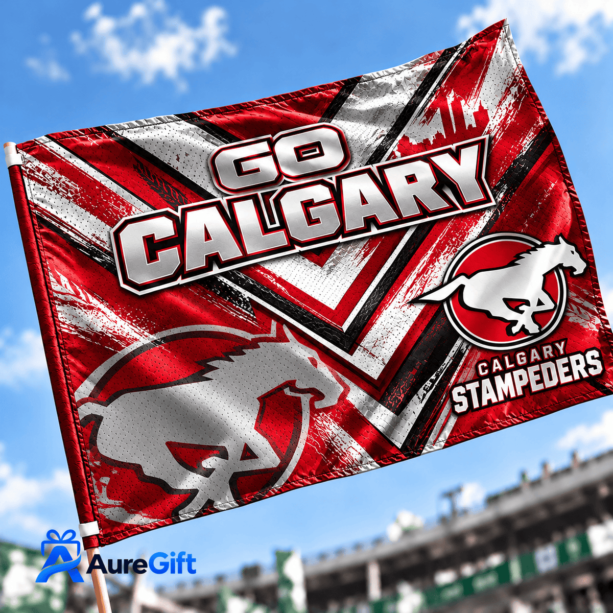 Calgary Stampeders CFL Personalized House Flag – Premium Limited Edition Gift for Fans