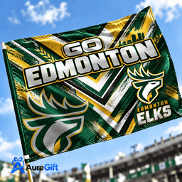 Edmonton Elks CFL Personalized House Flag – Premium Limited Edition Gift for Fans