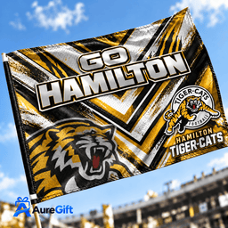 Hamilton Tiger-Cats CFL Personalized House Flag – Premium Limited Edition Gift for Fans