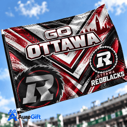 Ottawa REDBLACKS CFL Personalized House Flag – Premium Limited Edition Gift for Fans
