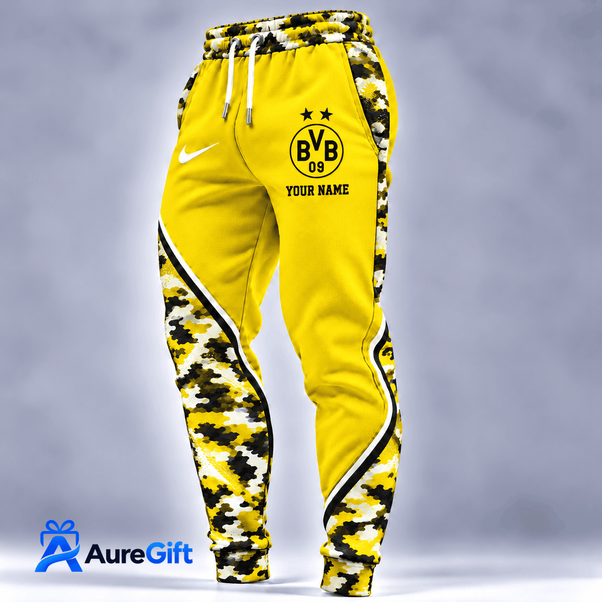 Borussia Dortmund Bundesliga Matchday Personalized Name Long Pants For Fan - Limited Edition