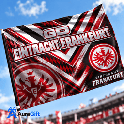 Eintracht Frankfurt Bundesliga Matchday Personalized Name Flag House For Fan - Limited Edition