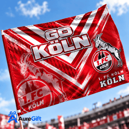 1. FC Köln Bundesliga Matchday Personalized Name Flag House For Fan - Limited Edition