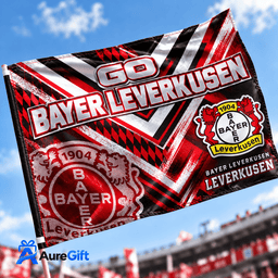 Bayer Leverkusen Bundesliga Matchday Personalized Name Flag House For Fan - Limited Edition