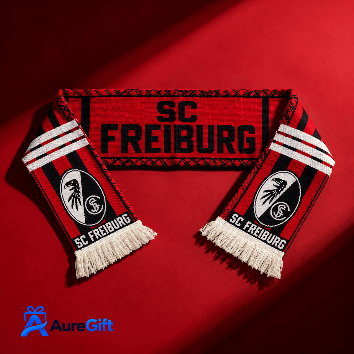 SC Freiburg Bundesliga Matchday Personalized Name Fan Scarf For Fan - Limited Edition