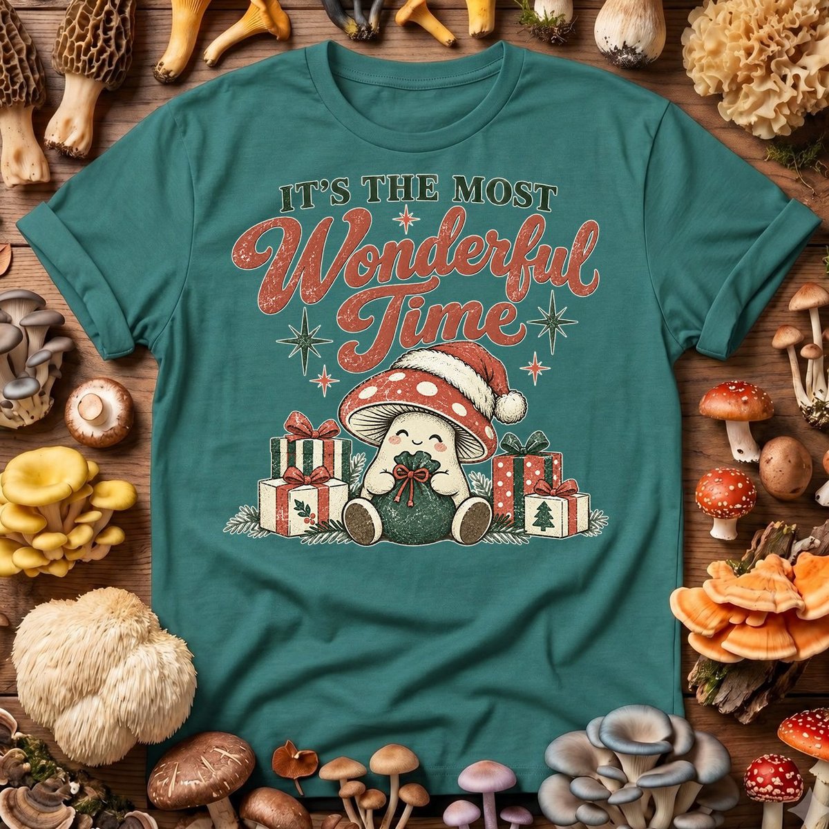 The Most Wonderful Time Mushroom T Shirt