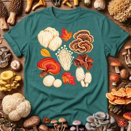 Autumn Mushroom Collection T Shirt