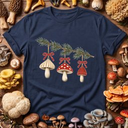 Christmas Mushroom Ornaments T Shirt