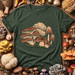 Autumn Mushroom Gathering T-shirt
