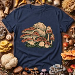 Autumn Mushroom Gathering T-shirt