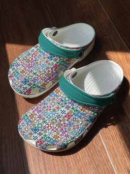 Sewing Lover Graphic Clogs Traditional Quilt Blocks